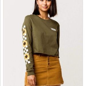 Long sleeve Vans sunflower shirt